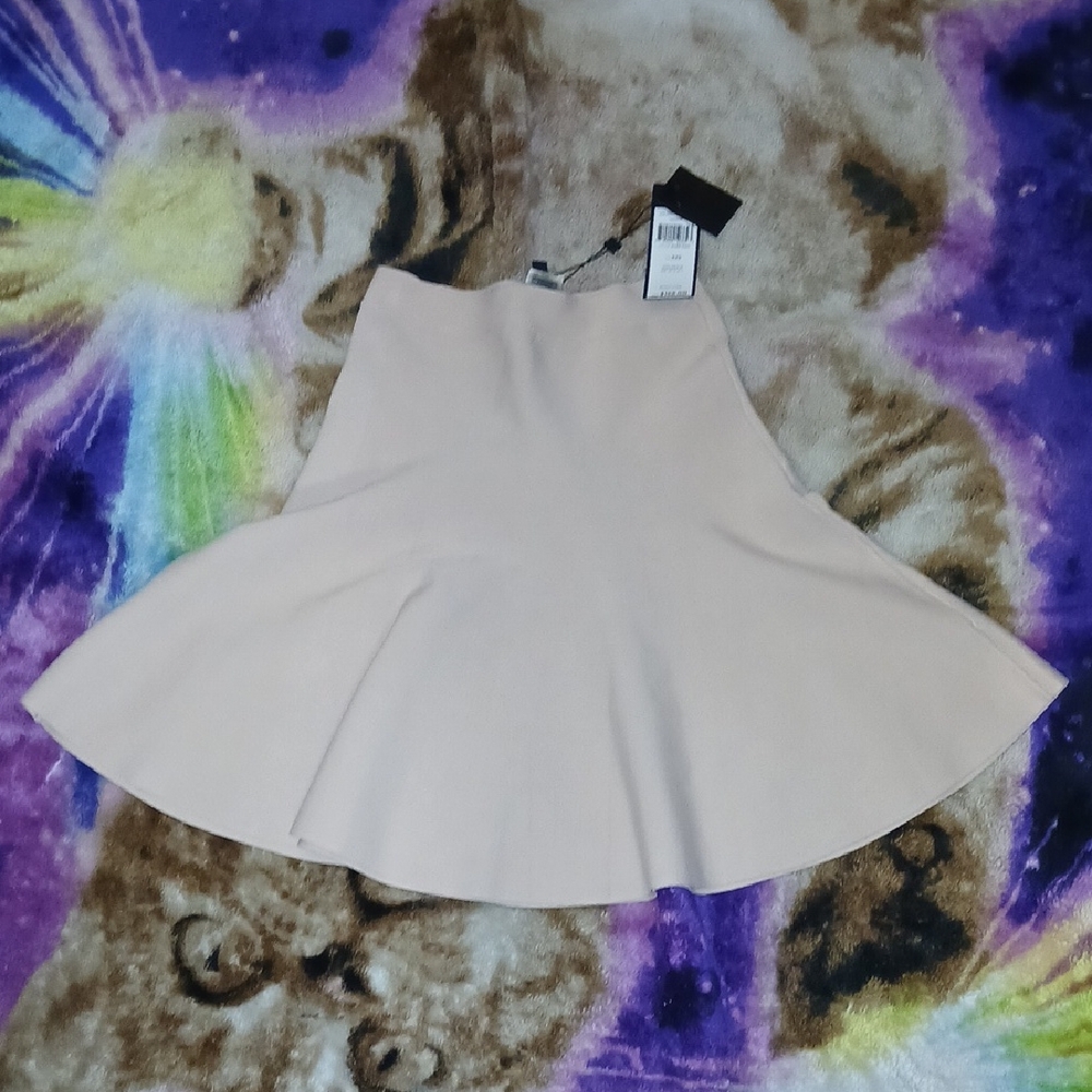 BCBG Nude Skater Skirt